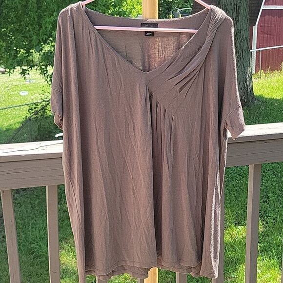Anthropologie Deletta twist-shoulder top size M - Picture 1 of 4